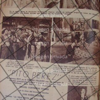 AFICHE ANTIGUO PELICULA, PITO PEREZ 1944