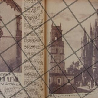 AFICHE ANTIGUO. SAN MIGUEL DE ALLENDE 1944 LA HEROICA