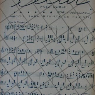 PARTITURA ANTIGUA INEDITA 1939 DE JOSE CORONA /CELIA