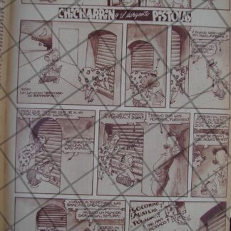TIRA COMICA ANTIGUA. 1939 CHICHARRIN Y EL SARGENTO PISTOLAS /2