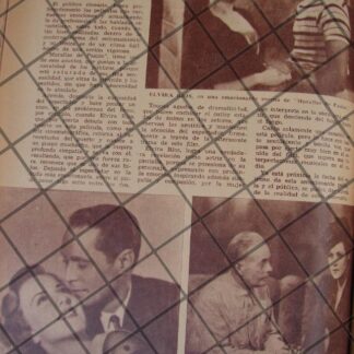 AFICHE ANTIGUO SE FILMA PELICULA, MURALLAS DE PASION 1944