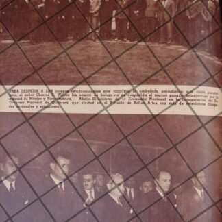 AFICHE ANTIGUO 2DO CONGRESO DE QUIMICOS Y MAS 1944