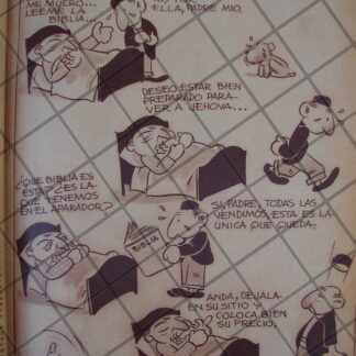 RARA TIRA COMICA ANTIGUA. 1939 CUENTOS JUDIOS /PIPIS. ANGEL ZAMARRIPA