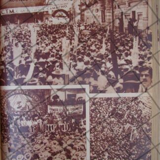 AFICHE ANTIGUO 1939 MANIFESTACION PRO AVILA CAMACHO, OAXACA