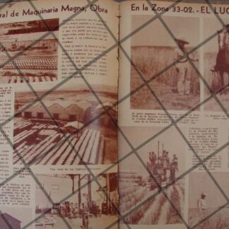 AFICHE ANTIGUO FABRICA DE MAQUINARIA, EL LUCERO DURANGO