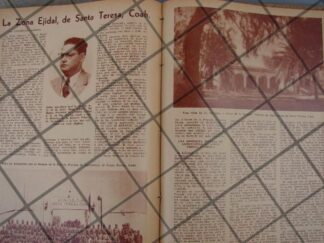 AFICHE ANTIGUO OBRAS EJIDALES, SANTA TERESA COAHUILA 1944