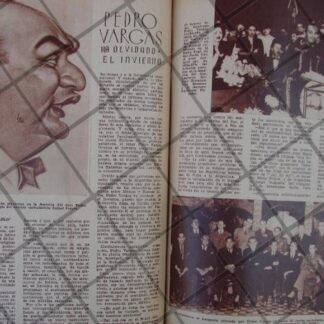 AFICHE ANTIGUO 1939 DON. PEDRO VARGAS. FREYRE