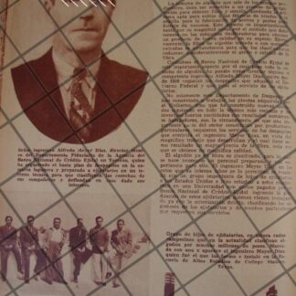 AFICHE ANTIGUO ALFREDO MEYER DIAZ Y SUS OBRAS 1944