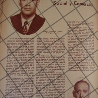 AFICHE ANTIGUO CIEMSA. JULIAN RODRIGUEZ ADAME, TORREON.