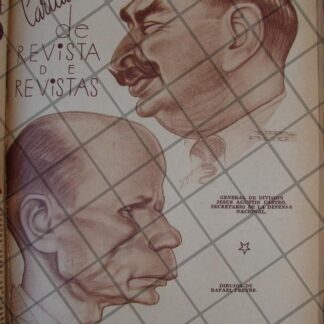 CARICATIRA ANTIGUA. 1939 GRAL. BLAS CORRAL MARTINEZ. POR: FREYRE