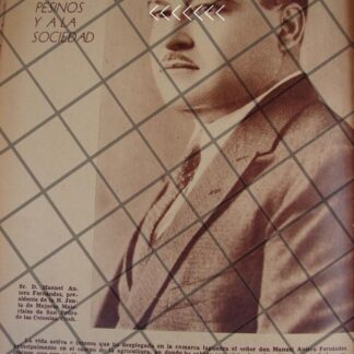 AFICHE ANTIGUO MANUEL ANTERO FERNANDEZ. TORREON 1944