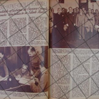 AFICHE ANTIGUO 1939 VICENTE GONZALEZ FERNANDEZ CANDIDATO OAXACA