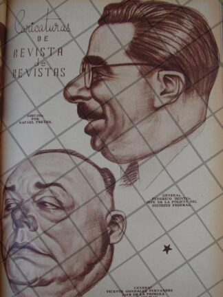 CARICATIRA ANTIGUA. 1939 GENERAL VICENTE GONZALEZ FERNANDEZ