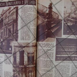 AFICHE ANTIGUO 1939 CASA DEL CONDE BARTOLOME DE JALA. D.F