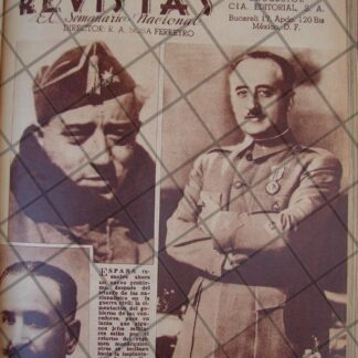 AFICHE ANTIGUO 1939 TRIUNFO Y ASCENSO DE FRANCISCO FRANCO