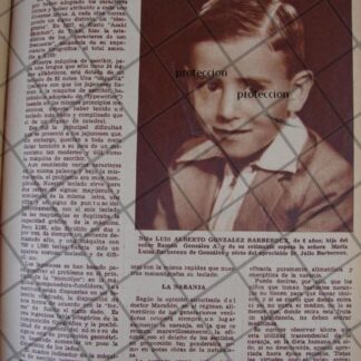 AFICHE ANTIGUO 1939 LUIS ALBERTO GONZALEZ BARBEROUX Y MAS