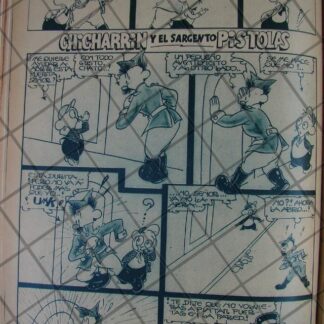 TIRA COMICA ANTIGUA. 1939 CHICHARRIN Y EL SARGENTO PISTOLAS, ARMANDO GUERRERO EDWARDS 5