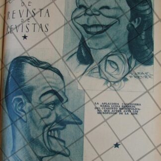 CARICATIRA ANTIGUA. 1939 LOCUTOR: LEOPOLDO DE MAMANIEGO