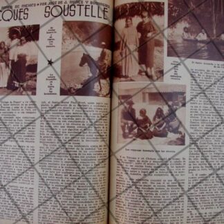 AFICHE ANTIGUO 1939 JACQES SOUSTELLE EN MEXICO