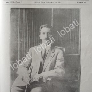 PORTADA ANTIGUA ORIGINAL  1911 DON. JOSE MARIA PINO SUAREZ / PLT