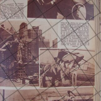 AFICHE ANTIGUO 1939 LOS PRIMEROS HELICOPTEROS (AUTOGIRO)