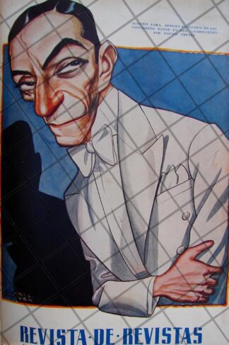 PORTADA ANTIGUA 1939 AGUSTIN LARA, POR: RAFAEL FREYRE