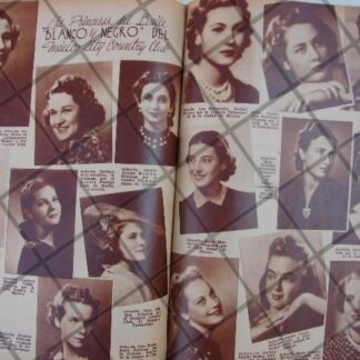 AFICHE ANTIGUO 1939 PRINCESAS DEL COUNTRY CLUB D.F