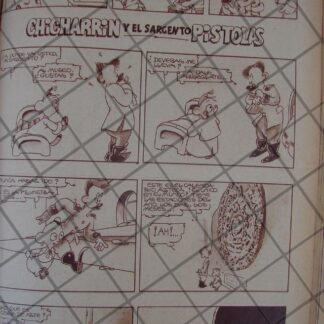 TIRA COMICA ANTIGUA. 1939 CHICHARRIN Y EL SARGENTO PISTOLAS, ARMANDO GUERRERO EDWARDS 8