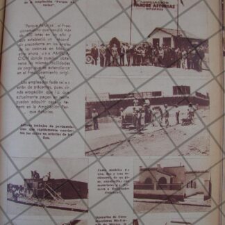 AFICHE ANTIGUO 1939 NUEVA COLONIA. PARQUE ASTURIAS