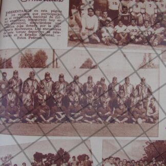 AFICHE ANTIGUO 1939 COPA CERVECERIA MOCTEZUMA DE FUTBOL AMERICANO