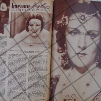 AFICHE ANTIGUO 1939 LA ACTRIZ. IMPERIO ARGENTINA