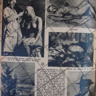 AFICHE ANTIGUO 1939 PINTORA. ALICIA PEÑAFIEL CERVONI