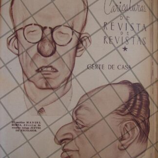 CARICATIRA ANTIGUA. 1939 XAVIER SORONDO Y MANUEL ORTA