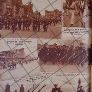 AFICHE ANTIGUO 1939 DESFILE MILIAR / VARIOS