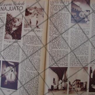 AFICHE ANTIGUO 1939 LA CIUDAD DE GUANAJUATO