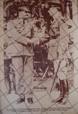 AFICHE ANTIGUO 1939 JUAN ANDREU ALMAZAN Y GEORGE VAN HORN