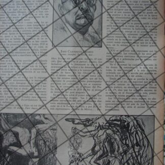 AFICHE RETRO JOSE CLEMENTE OROZCO EN BELLAS ARTES 1947