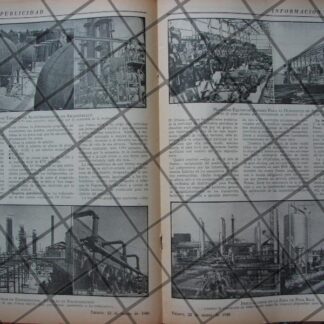 AFICHE ANTIGUO MODERNIZACION DE PEMEX 1946