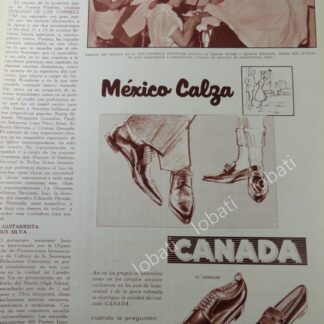 CARTEL ANTIGUO ZAPATERIAS CANADA 1959 /830