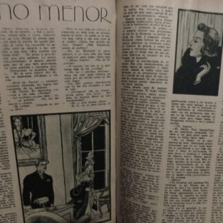 AFICHE ANTIGUO. EN TONO MENOR. DIBUJO GABRIEL VARGAS