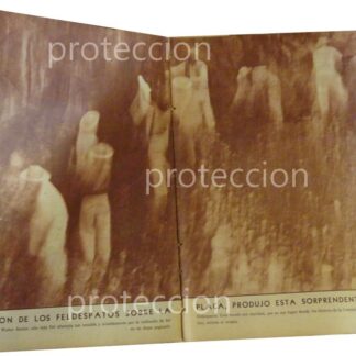 AFICHE ANTIGUO WALTER REUTER Y SUS FOTOS RADIOACTIVAS OAXACA 1956