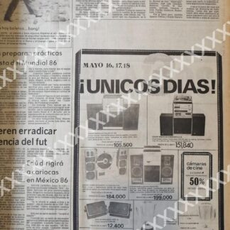 CARTEL ANTIGUO ORIGINAL DE TIENDAS DELLANO 1983 MONTERREY 2