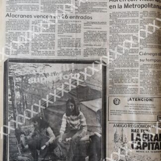 CARTEL ANTIGUO ORIGINAL DE TIENDAS DELLANO 1983 MONTERREY 1