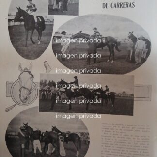 AFICHE ANTIGUO 2DO DERBY MEXICANO 1911 CARRERAS CABALLOS