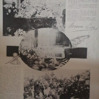 AFICHE RETRO FUNERALES DE VICTORIANO AGUEROS 1911 *R