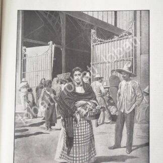 PORTADA ANTIGUA ORIGINAL  1898 LA PERLA DE SAN JUAN. POR: JOSE MARIA VILLASANA