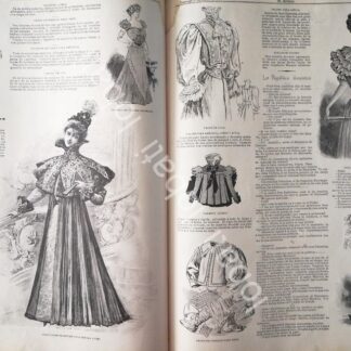 GACETA ANTIGUA 1898 PAGINAS DE LA MODA /9