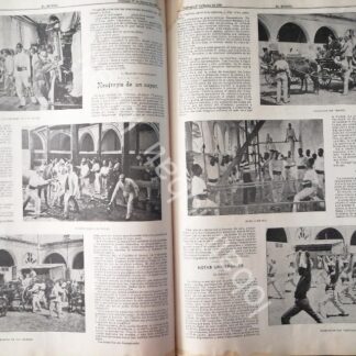 CARTEL ANTIGUO ORIGINAL DE LOS BOMBEROS DE LA CIDUAD DE MEXICO 1898