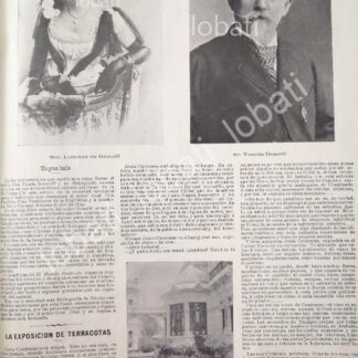 CARTEL ANTIGUO ORIGINAL DE CASA DE TOMAS BRANIFF Y ESPOSA / OFRECEN BAILE A PORFIRIO DIAZ 1898 /ASM