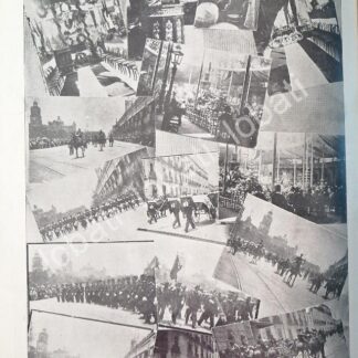 CARTEL ANTIGUO ORIGINAL DE FIESTAS DEL 5 DE MAYO 1898 Y OTRAS NOTAS